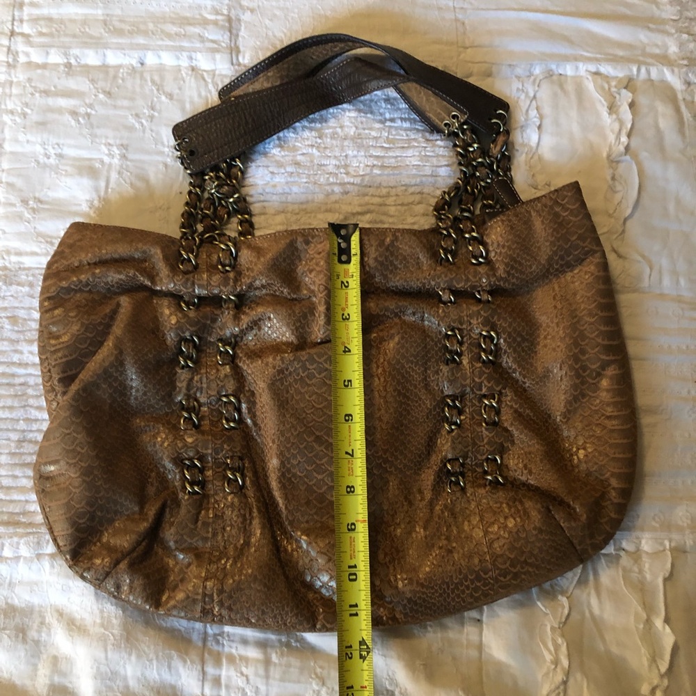 Faux gator “Sharif” bag!